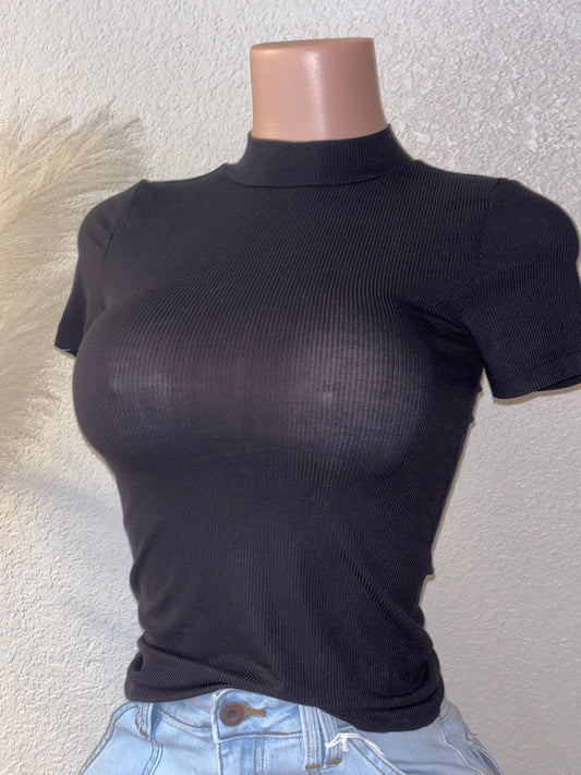 Mock Neck Top